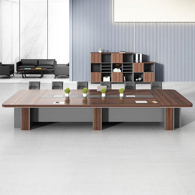 エコ板材　配線ボックス　Ｒ加工　安定した構造　テーブル　会議テーブル　ミーティング　落ち着き　耐久性　木目調　カスタマイズ可能　HYZ-S100