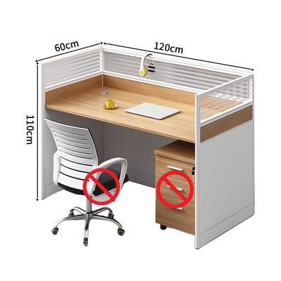 作業机　事務机　木製オフィスデスク　PCデスク　パーティション　配線穴　エコ板材　オフィスデスク　シンプル　木目調　カスタマイズ可能　SL-BGZ-015