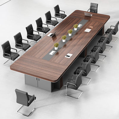 エコ板材　配線ボックス　Ｒ加工　安定した構造　テーブル　会議テーブル　ミーティング　落ち着き　耐久性　木目調　カスタマイズ可能　HYZ-S100