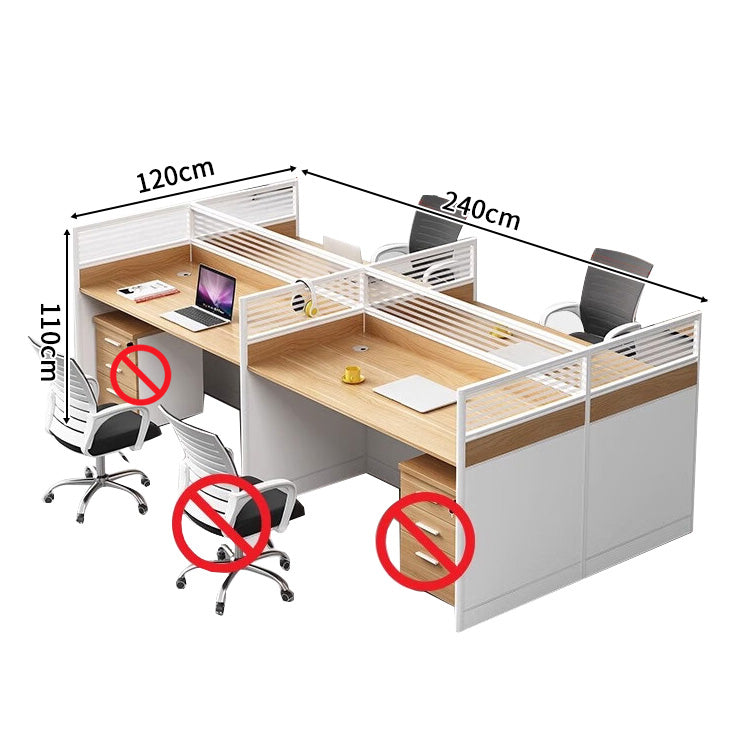作業机　事務机　木製オフィスデスク　PCデスク　パーティション　配線穴　エコ板材　オフィスデスク　シンプル　木目調　カスタマイズ可能　SL-BGZ-015