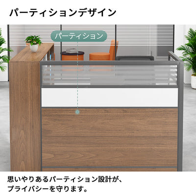事務机　木製オフィスデスク　PCデスク　パーティション　配線穴　エコ板材　オフィスデスク　シンプル　ホワイト　木目調　カスタマイズ可能　SL-BGZ-025