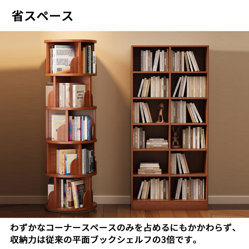 書類収納キャビネット　360度回転　陳列棚　収納棚　分類収納　エコ素材　シンプル　コンパクト使い勝手　安定感　CWG-S089