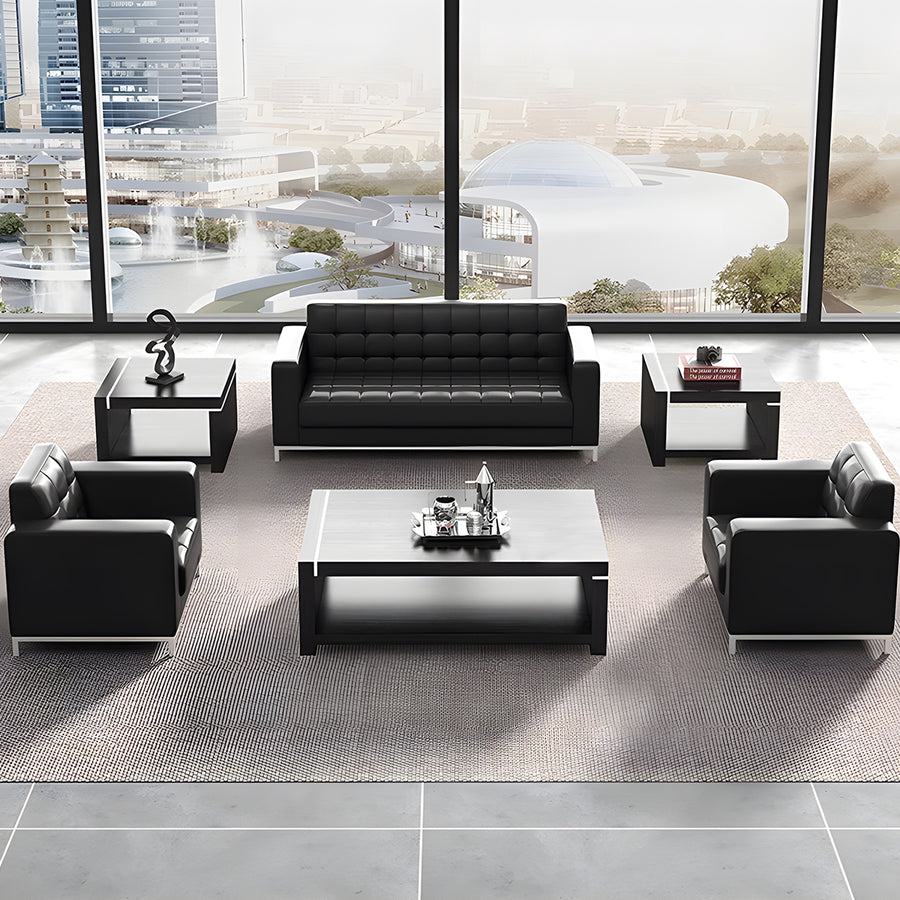 【セット購入可！】オフィスソファ 黒 合成皮革 オフィスソファー 応接室 楽天市場】【ﾋﾞｼﾞﾈｽ割10％OFF＆1200円OFFｸｰﾎﾟﾝ9/26-10/24】 応接