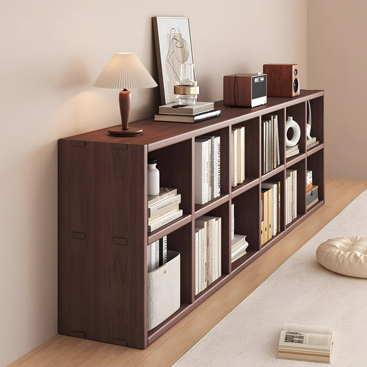 落ち着き　シンプル　オシャレ　コンパクト　本棚　収納棚　キャビネット　ナチュラル　カスタマイズ可能　CWG-S048