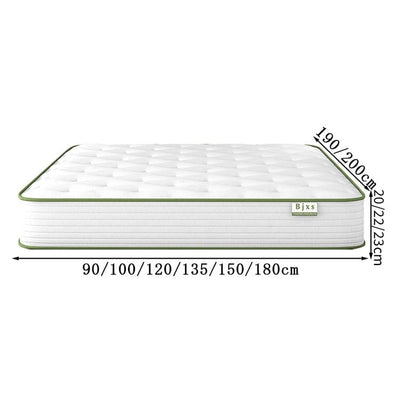 マットレス　二人用　キングサイズ　寝具　植物繊維生地　体圧分散性　ポケットコイル　ラテックス　ウレタン　ココナッツパーム　柔らか　ふくよか　快適　カスタマイズ可能　CD-C023-kc