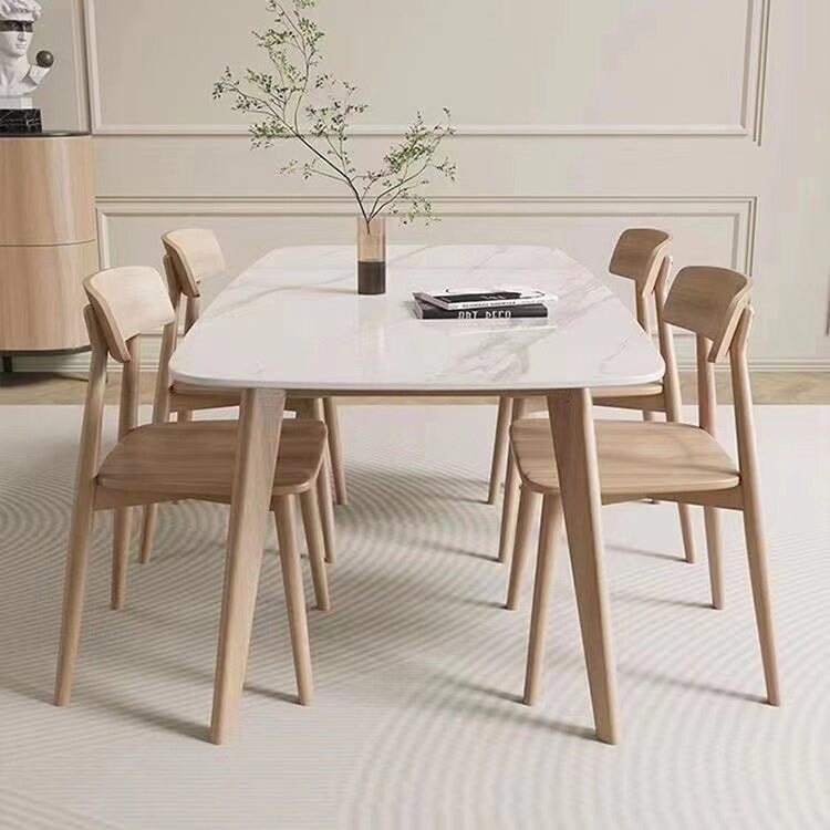 【ダイニングテーブル】北欧風 マーブル柄 選べる5サイズ　CZ-056 