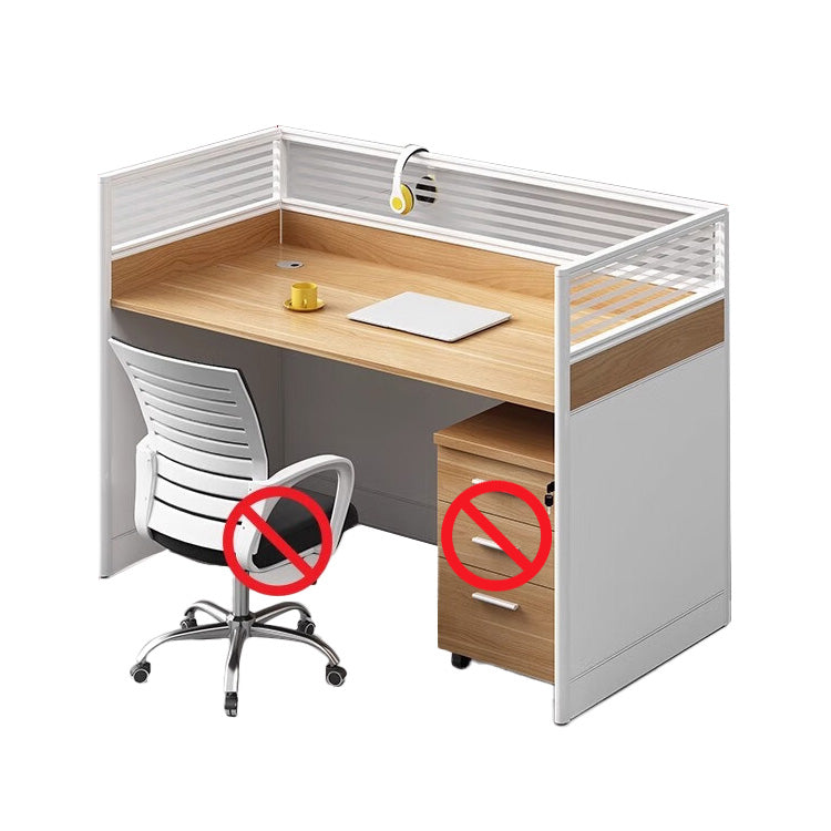 作業机　事務机　木製オフィスデスク　PCデスク　パーティション　配線穴　エコ板材　オフィスデスク　シンプル　木目調　カスタマイズ可能　SL-BGZ-015
