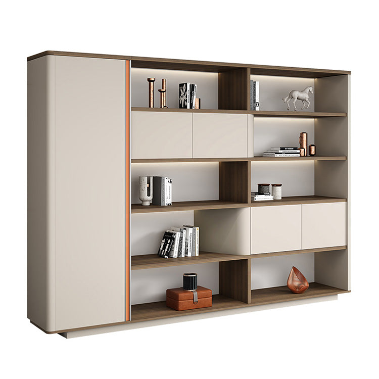 オフィスキャビネット　オフィス収納　書類収納キャビネット　分類収納　オープン収納　陳列棚　エコ素材　R加工　高級感　MG-CWG-GH30