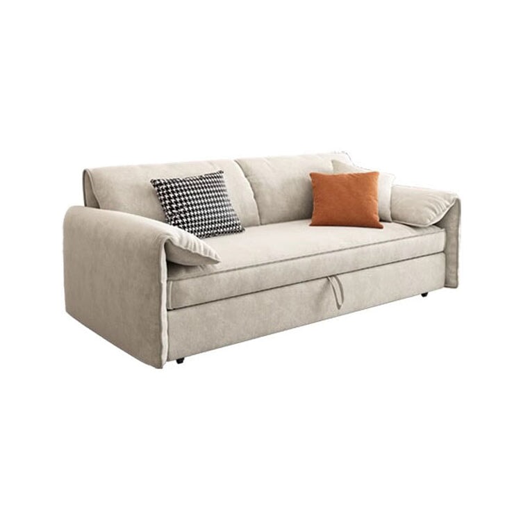 ソファー　ベッド　ソファーベッド　リビング　ポリエステル　広い座面　来客用　ウレタン　隠れ収納　ラテックス　人間工学　機能的　使い勝手　カジュアル　