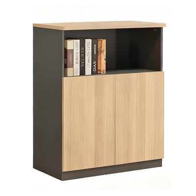 収納キャビネッ　落ち着いた　シンプル　厚板　エコ材料　スライド式蝶番　接地し　防湿　オープン　SJ-CWG-BS52