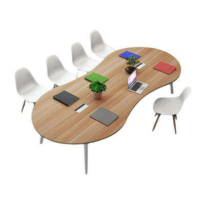 安全無臭　ミーティングテーブル　大型会議テーブル　オフィスデスク　ナチュラル　カスタマイズ可能　HYZ-T004　tomokagu