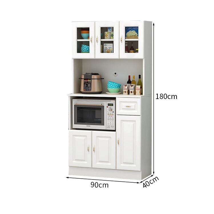 配線孔キャップ　蝶番　引き出し　扉付き収納　オープン収納　分類収納　台輪　安定性　エコ板材　収納キャビネット　キャビネット　大容量　実用　シンプル　ホワイト　CFG-K-007