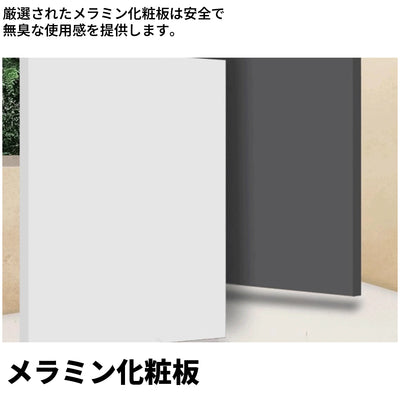 オフィスデスク　事務机　作業机　パソコンデスク　エコ素材　エッジ加工　幕板付き　収納スペース　サイド収納棚　カスタマイズ可能　BGZ-S083