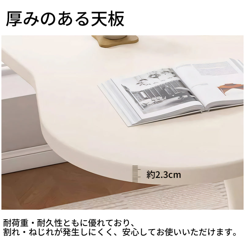 テーブル　リビングテーブル　ダイニングテーブル　店舗用　メラミン化粧板　エッジ加工　エコ素材　CZ-S029