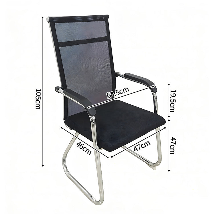 ワークチェア　デスクチェア　オフィスチェア　人間工学　固定式アームレスト　メッシュ　ウレタンフォーム　通気性　安定性　チェア　ブラック　XT-BGY-801