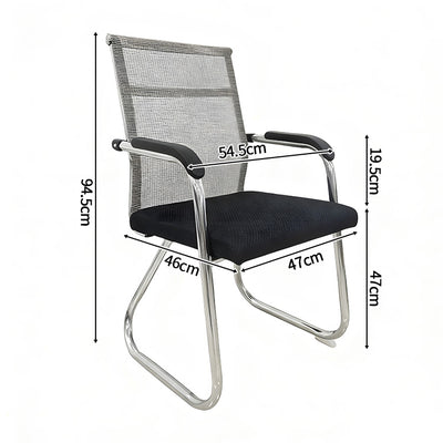 ワークチェア　デスクチェア　オフィスチェア　人間工学　固定式アームレスト　メッシュ　ウレタンフォーム　通気性　安定性　チェア　ブラック　XT-BGY-801