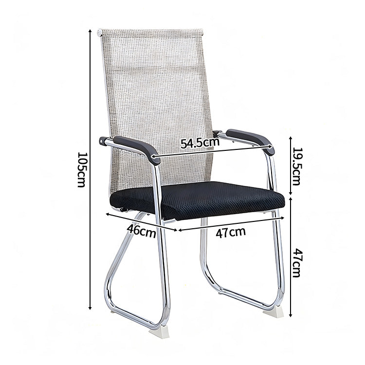 ワークチェア　デスクチェア　オフィスチェア　人間工学　固定式アームレスト　メッシュ　ウレタンフォーム　通気性　安定性　チェア　ブラック　XT-BGY-801