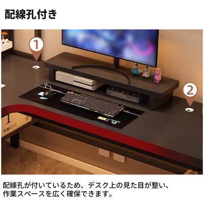 両袖机　デスク　収納付きデスク　ユニットデスク　Ｌ字デスク　ワークデスク　天然木　スチールフレーム　リビング用　収納棚　耐荷重　SNZ-S013