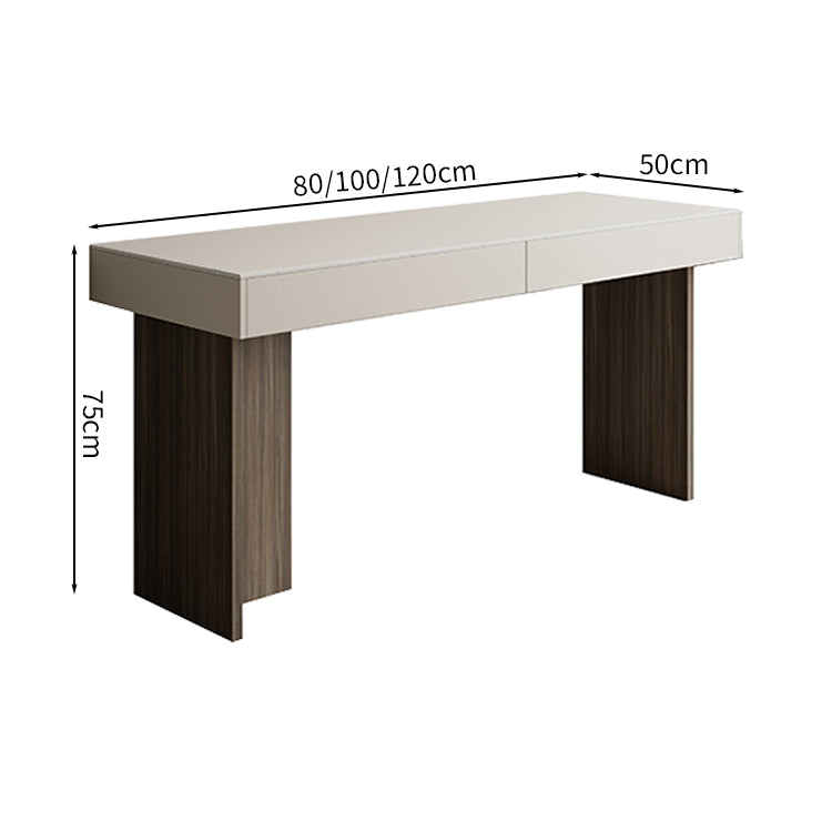 デスク　机　パソコンデスク　エコ素材　合板　引き出し付き　シンプル　お手入れ簡単　SNZ-S019