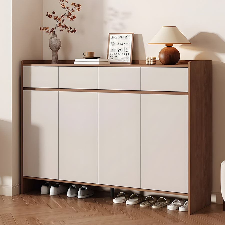 みちゃん*様用 R084 KARIMOKU シューズボックス ミヤグチ企販 下駄箱 幅59.5cm 6段 可動式 木製 （ シューズボックス